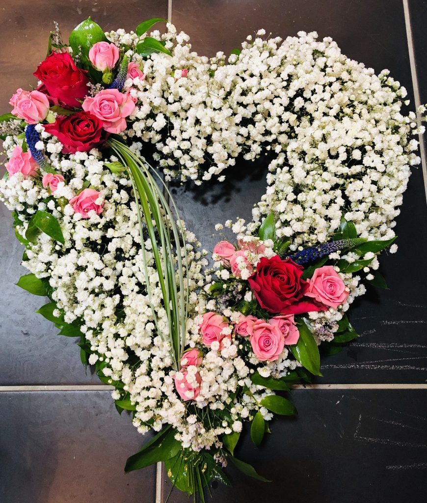 Colourful Heart Wreath