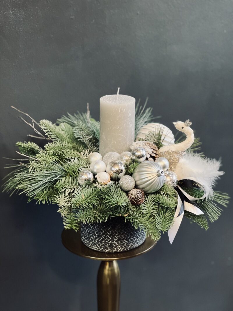 Festive Candle Centrepiece